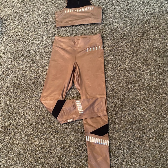 LABELLA MAFIA work out set / brown and black - Picture 2 of 9